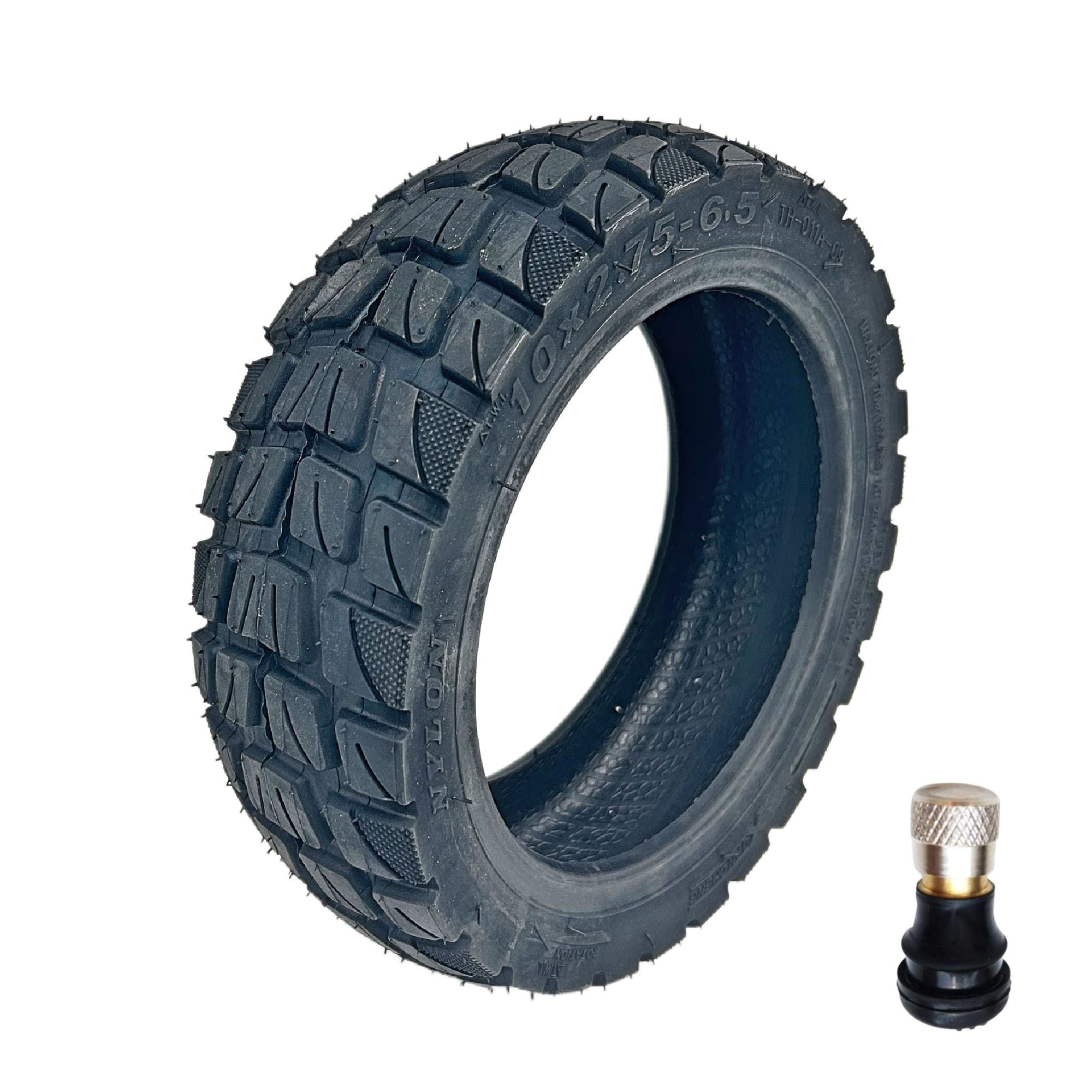 E-Scooter Reifen Tubeless 10x2,75 Zoll Vmax 10x2,75-6,5 inkl. Ventil