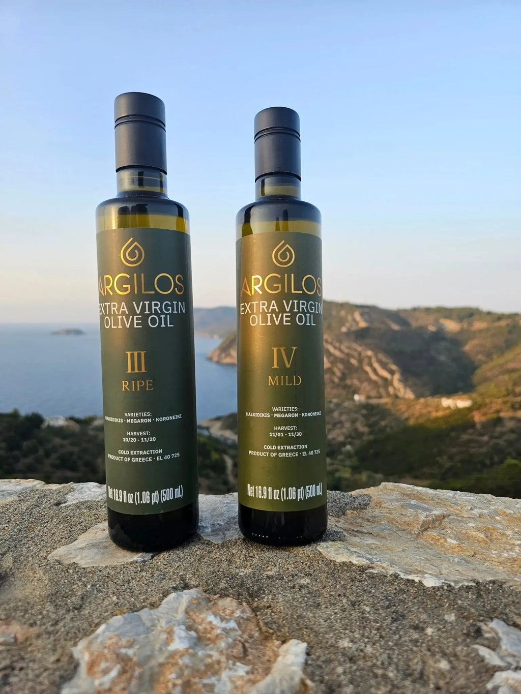 ARGILOS Greek Extra Virgin Olive Oil Essential Everyday Bundle
