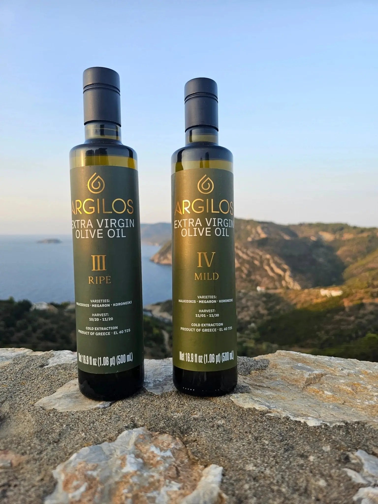 ARGILOS Greek Extra Virgin Olive Oil Essential Everyday Bundle