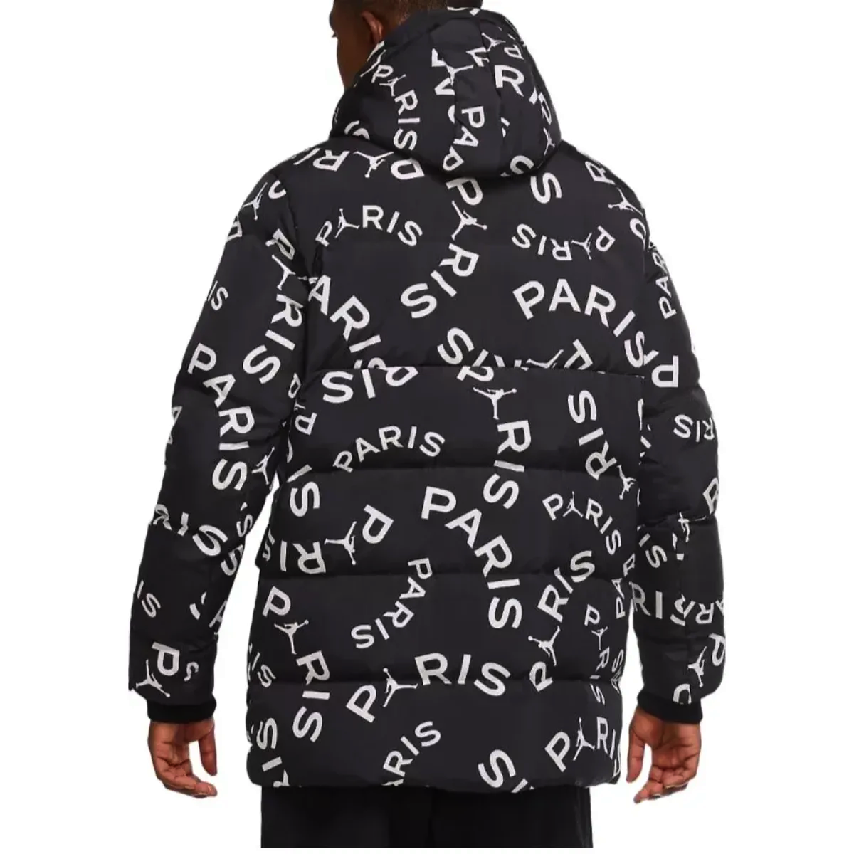 Jordan x PSG black Parka down padded jacket 2023 - Jordan